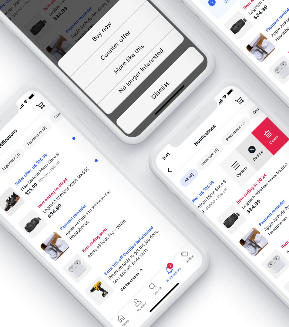 eBay Notifications